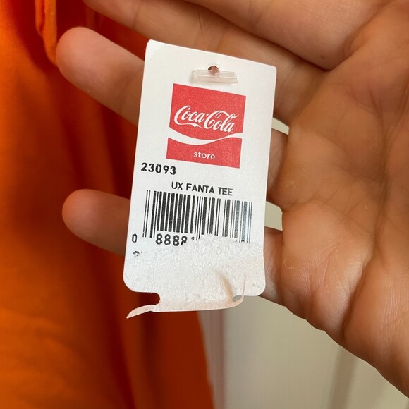 NWT Fanta graphic tee shirt tshirt top orange - Picture 3 of 6